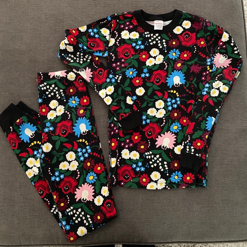 Hanna Andersson Girls Organic Cotton Pajama Set